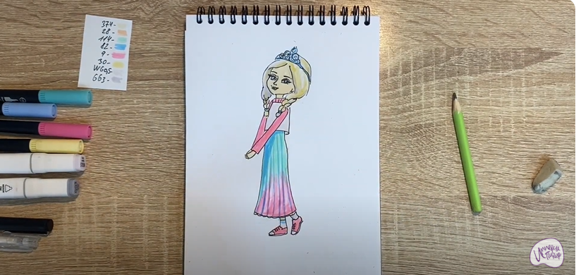 Рисуем Алёнка из "Царевны"