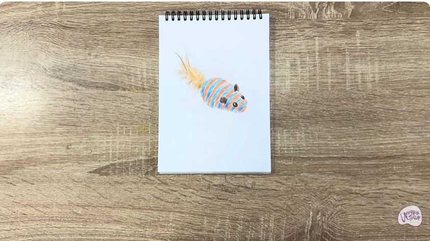 Рисуем Игрушка для кошки