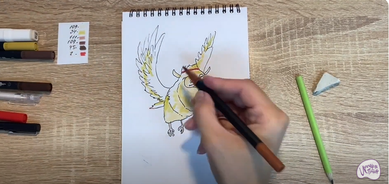 Рисуем Сова из "Царевны"