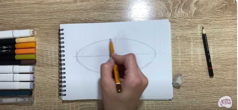 Рисуем Запеканка с изюмом