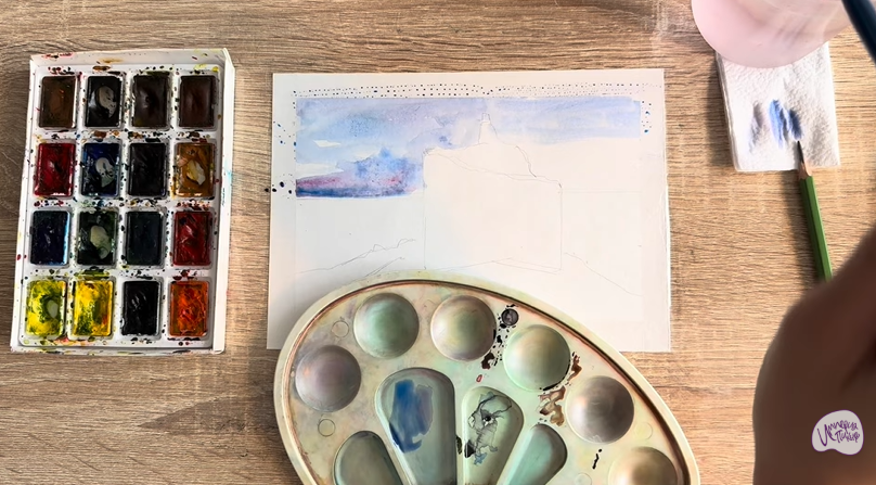 Рисуем Чобан-Кале