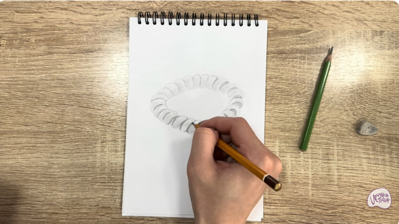 Рисуем Резинка-пружинка