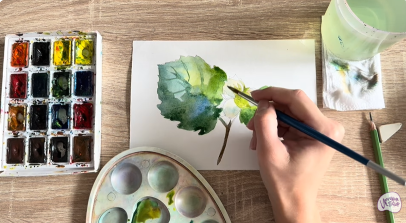 Рисуем Лещина