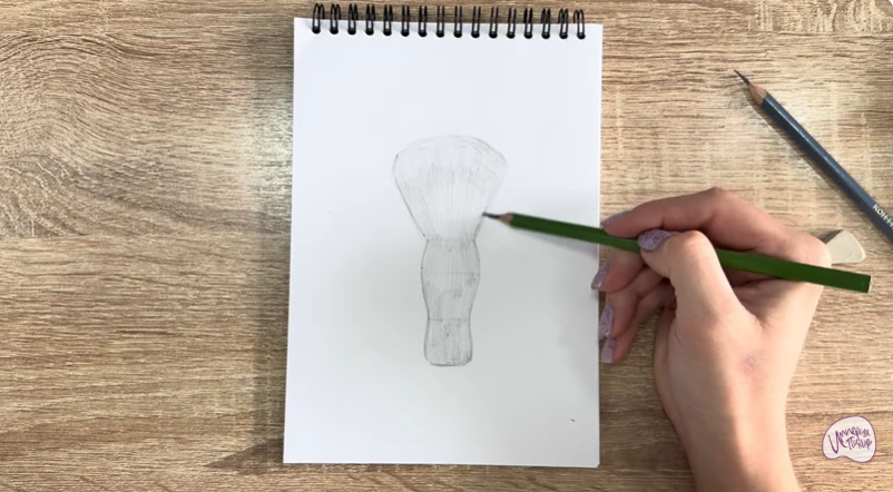 Рисуем Кисть-смётка