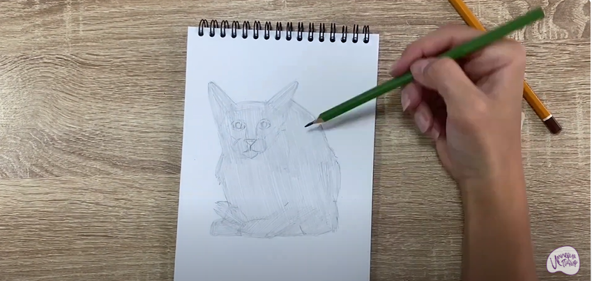 Рисуем Балинезийская кошка