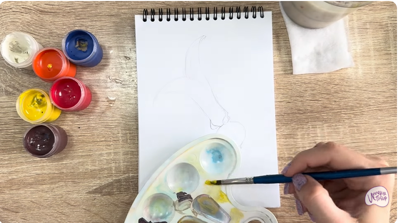 Рисуем Диптерокарпус