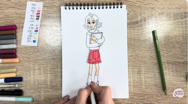 Рисуем Рина Винилион из" Доктор Динозавров"