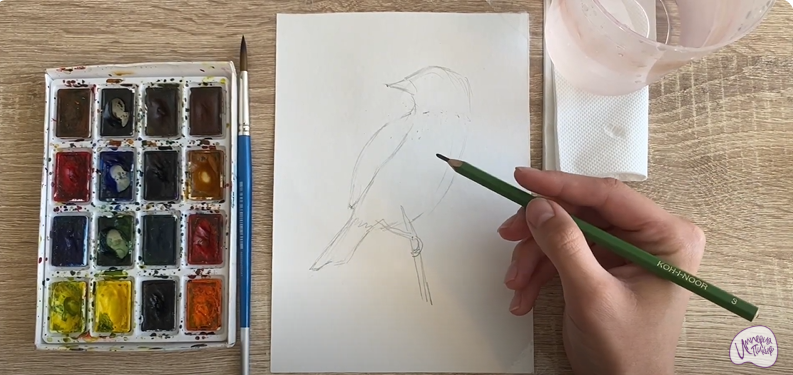 Рисуем Большой чекан