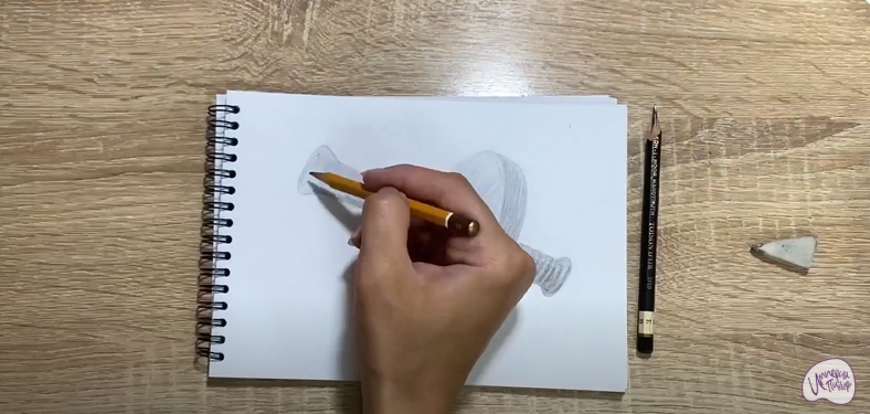 Рисуем Ролик гимнастический