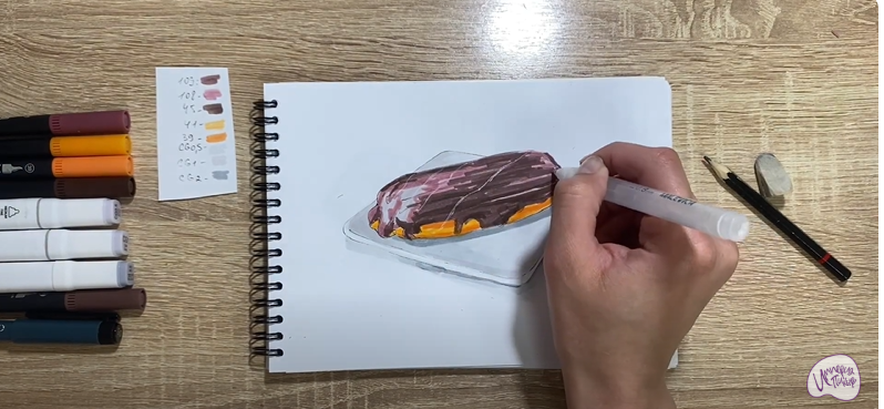 Рисуем Эклер