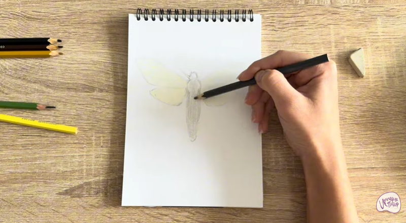 Рисуем Древесница въедливая