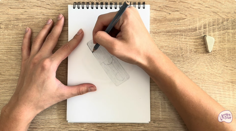 Рисуем Закладка для книг 