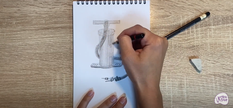 Рисуем Ручной насос
