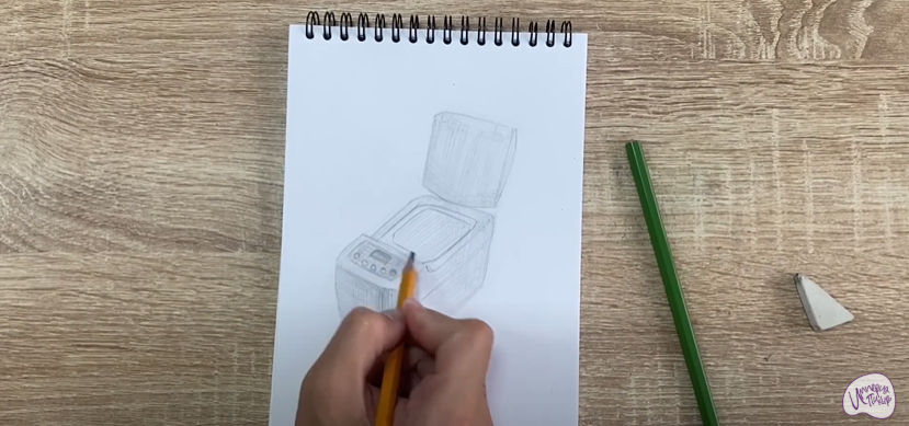 Рисуем Хлебопечка
