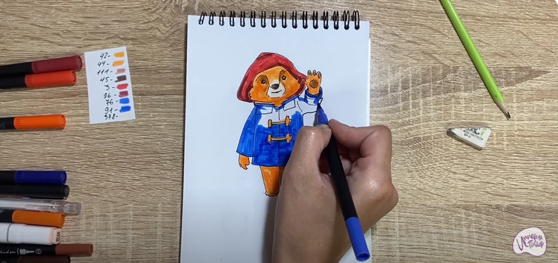Рисуем Паддингтон