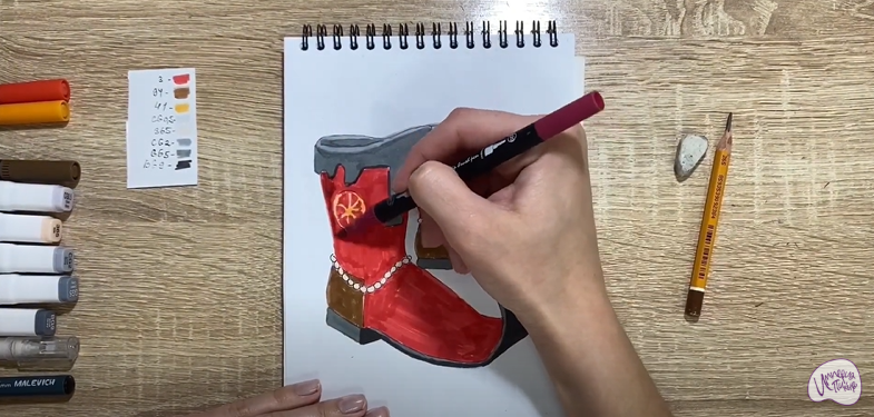 Рисуем Сапоги-скороходы