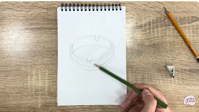 Рисуем Пепельница