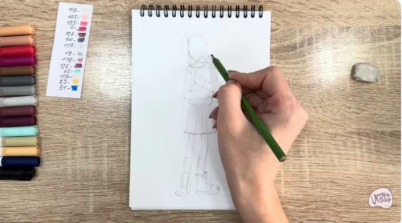 Рисуем Рина Винилион из" Доктор Динозавров"