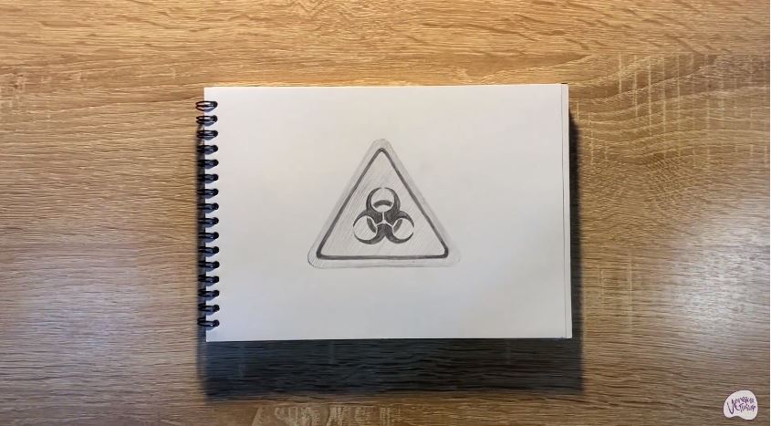 Рисуем Знак опасности