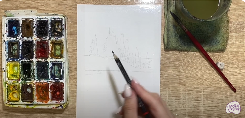 Рисуем Зеркальное отражение