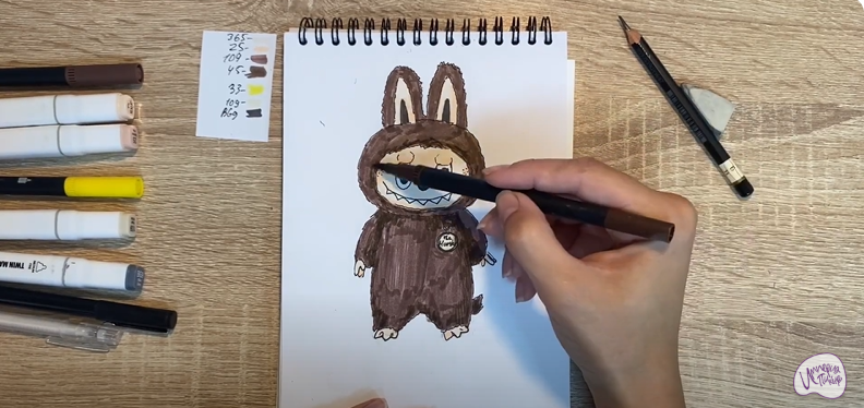 Рисуем Лабубу