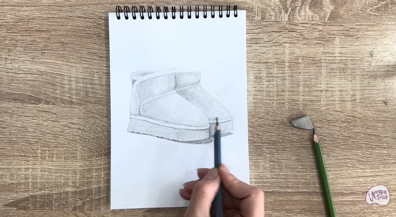 Рисуем Угги