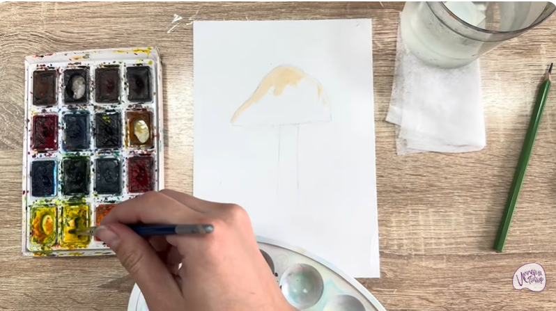 Рисуем Колпак кольчатый