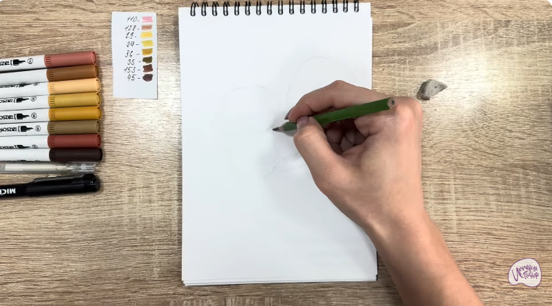 Рисуем Морт из "Мадагаскар"