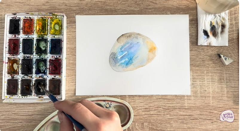 Рисуем Лунный камень