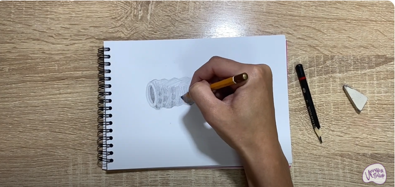 Рисуем Ролик массажный