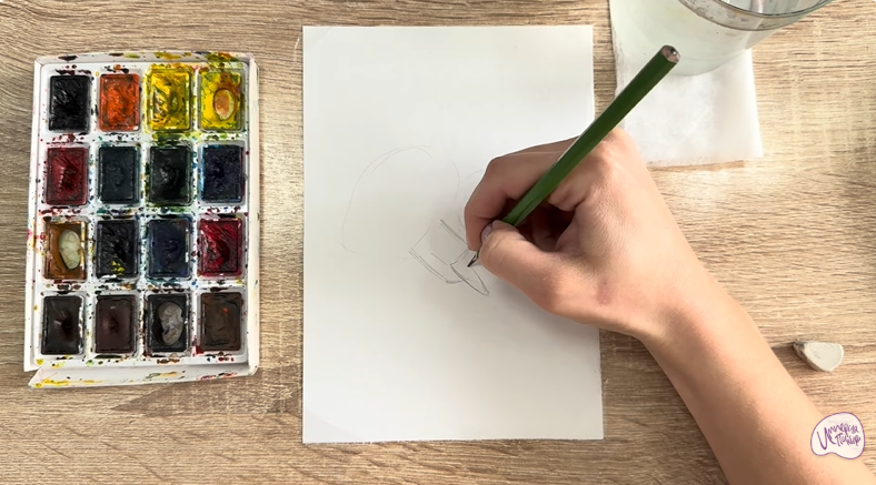 Рисуем Шампиньоны