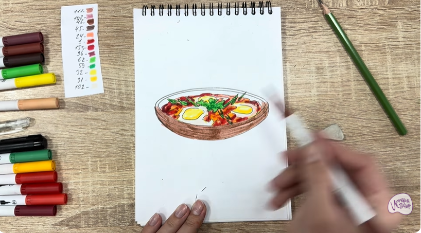Рисуем Шакшука