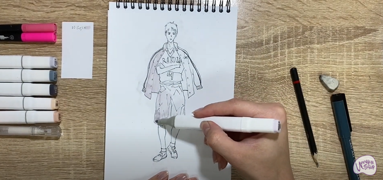 Рисуем Сейджуро Акаши
