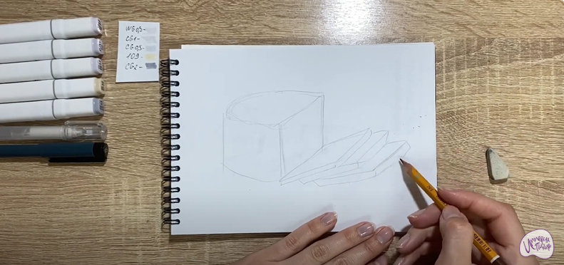 Рисуем Сыр "Фета"