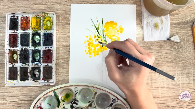 Рисуем Бессмертник