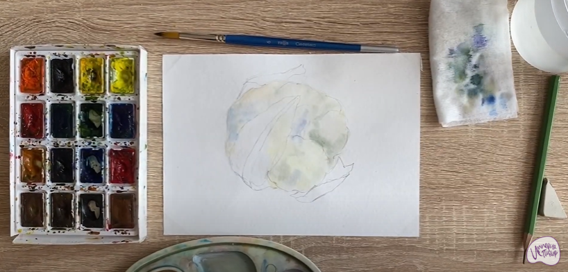 Рисуем Цветная капуста