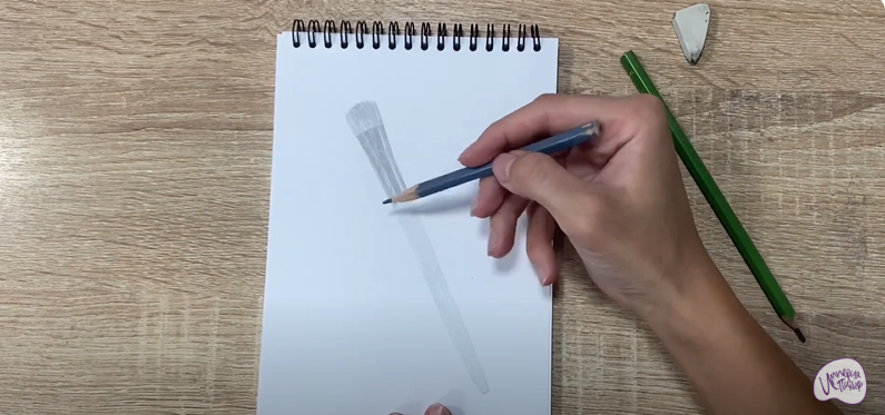 Рисуем Кисть для теней