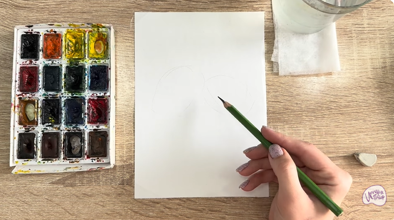 Рисуем Шампиньоны