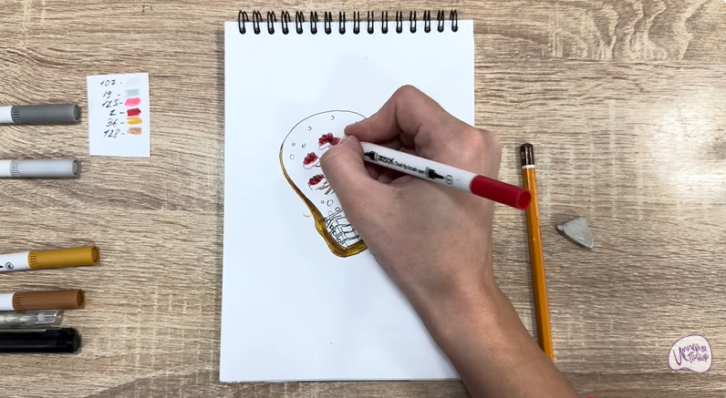 Рисуем Имбирный пряник