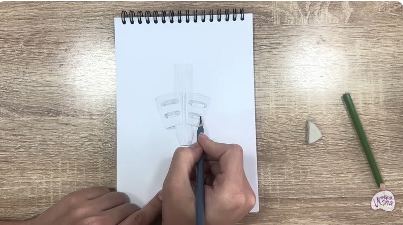 Рисуем Держатель для ручки