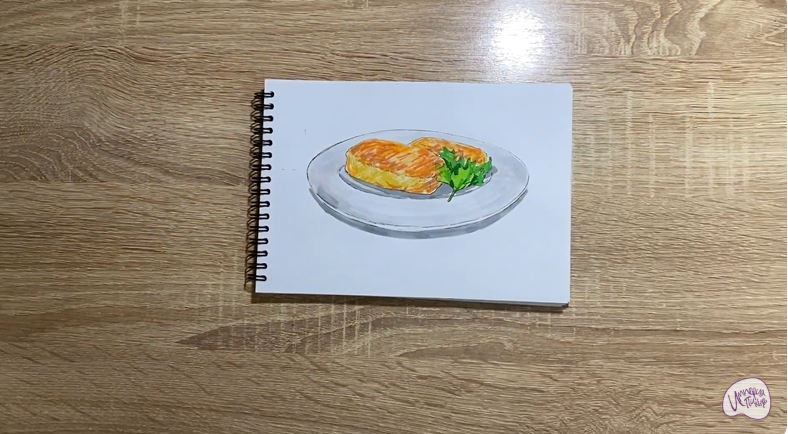 Рисуем Картофельные зразы