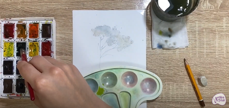 Рисуем Тысячелистник