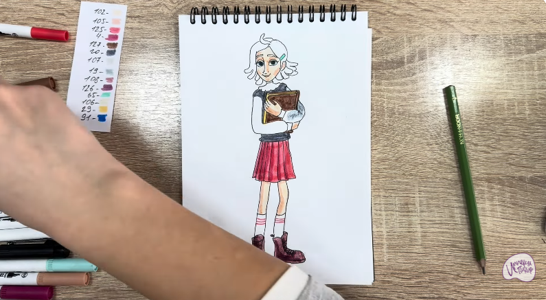 Рисуем Рина Винилион из" Доктор Динозавров"