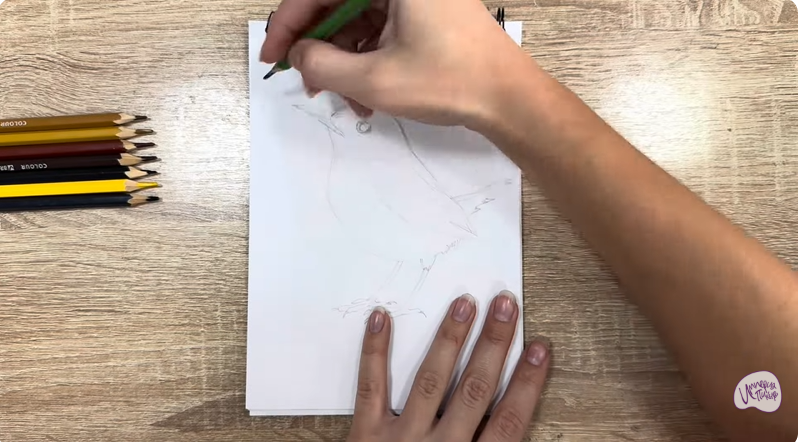 Рисуем Крапивник