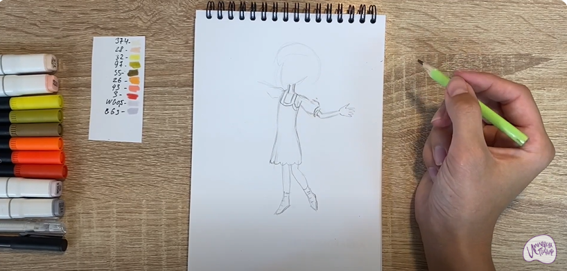 Рисуем Варя из "Царевны"