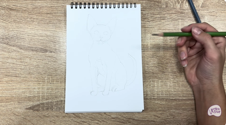 Рисуем Девон Рекс