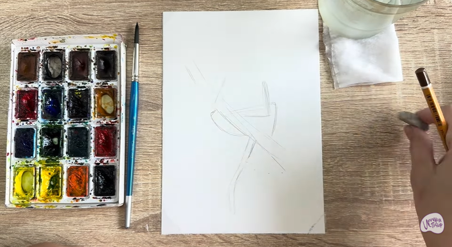 Рисуем Долгопят