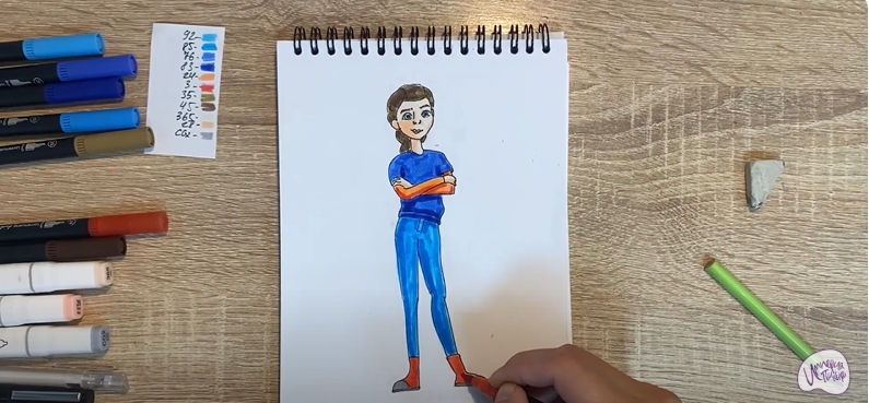 Рисуем Кристина из мультфильма "Финник"