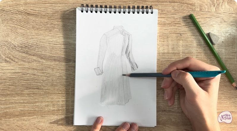 Рисуем Кафтан