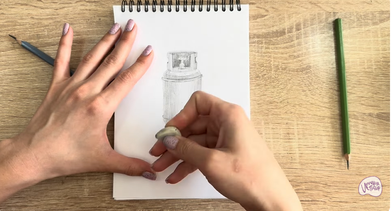 Рисуем Газовый баллон